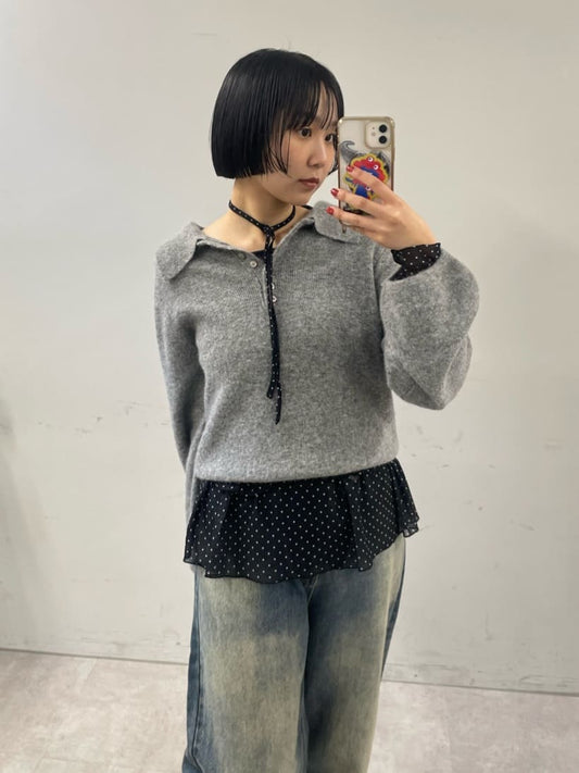 mystic Dot tiered pullover