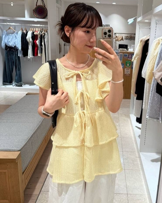 [現貨] Mystic 荷葉邊2way tunic