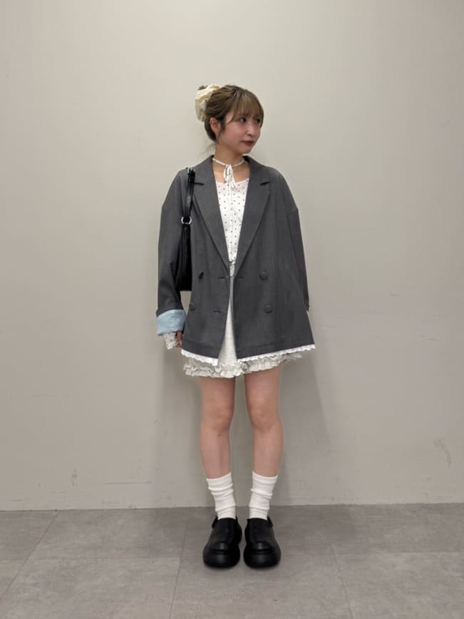 umm. By Discoat Lace下擺西裝外套 - Image 55