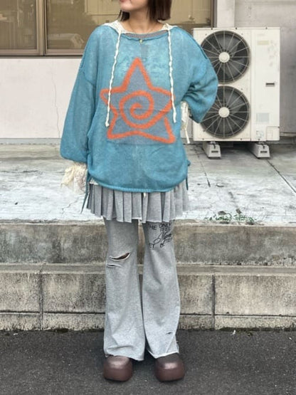 [Layer正] CIAOPANIC Lace Mellow Hoodie Tops - Image 62