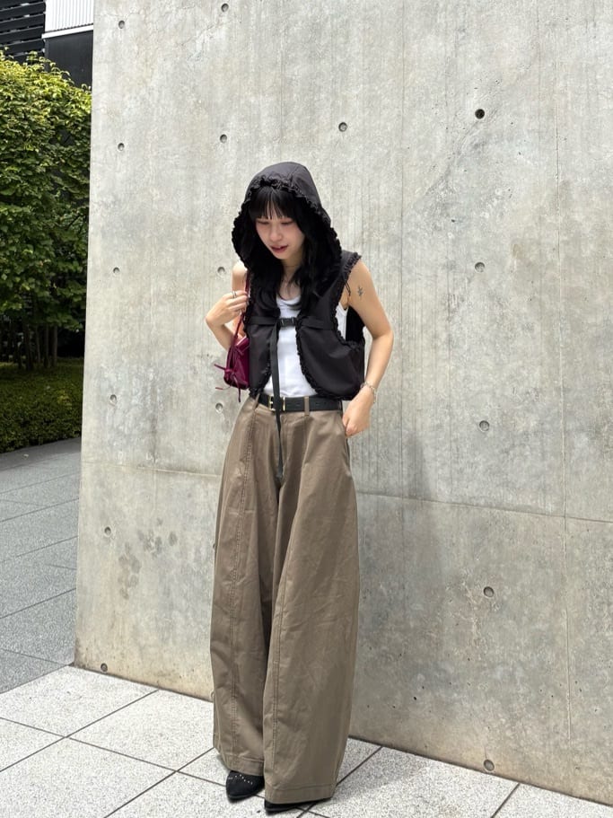 [3 Size Best !] Kastane Barrel Leg Twill Pants - Image 71