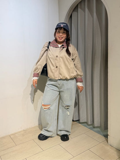 CPCM 格紋領口 balloon jacket - Image 39