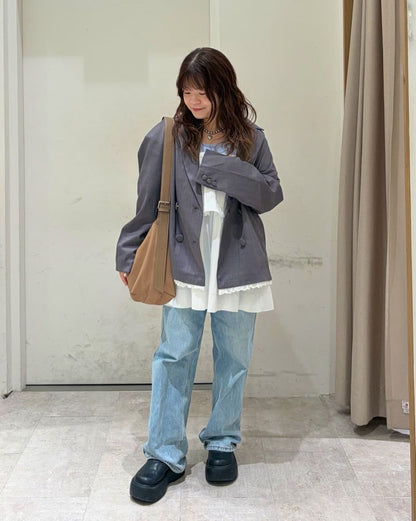 umm. By Discoat Lace下擺西裝外套 - Image 56