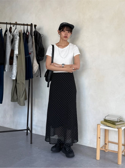CPCM 格紋/ 波點 sheer skirt - Image 43