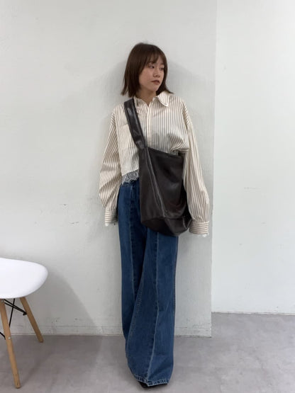 mystic 下擺Lace條紋Shirt - Image 60