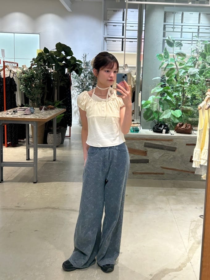 Kastane 羅紋修身掛脖露背Henley Tee - Image 72