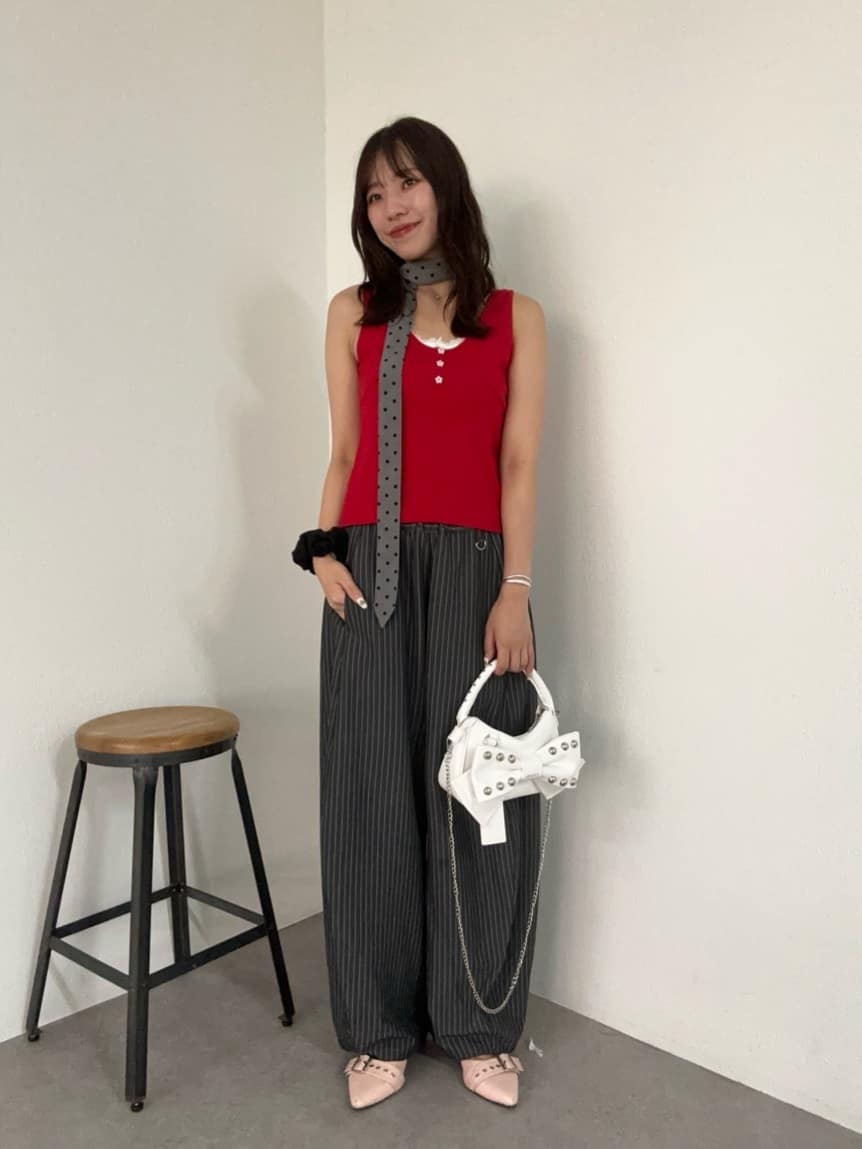 CIAOPANIC 星星鈕Henley Tank Top - Image 59