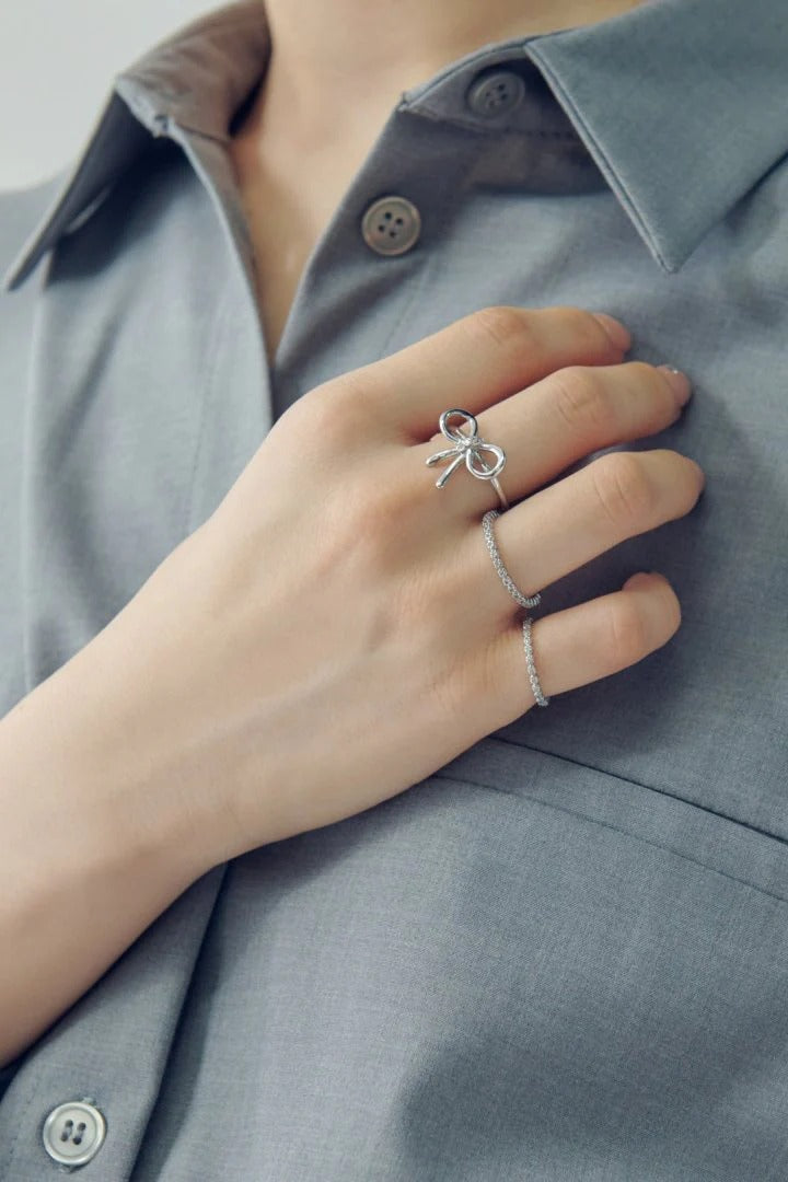 GOLDY Ribbon 3P Set Ring