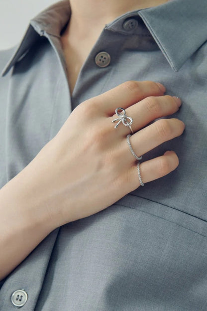 GOLDY Ribbon 3P Set Ring