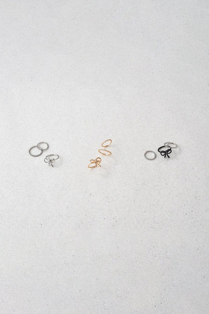 GOLDY Ribbon 3P Set Ring