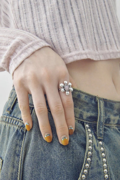 GOLDY Vintage Flower ring