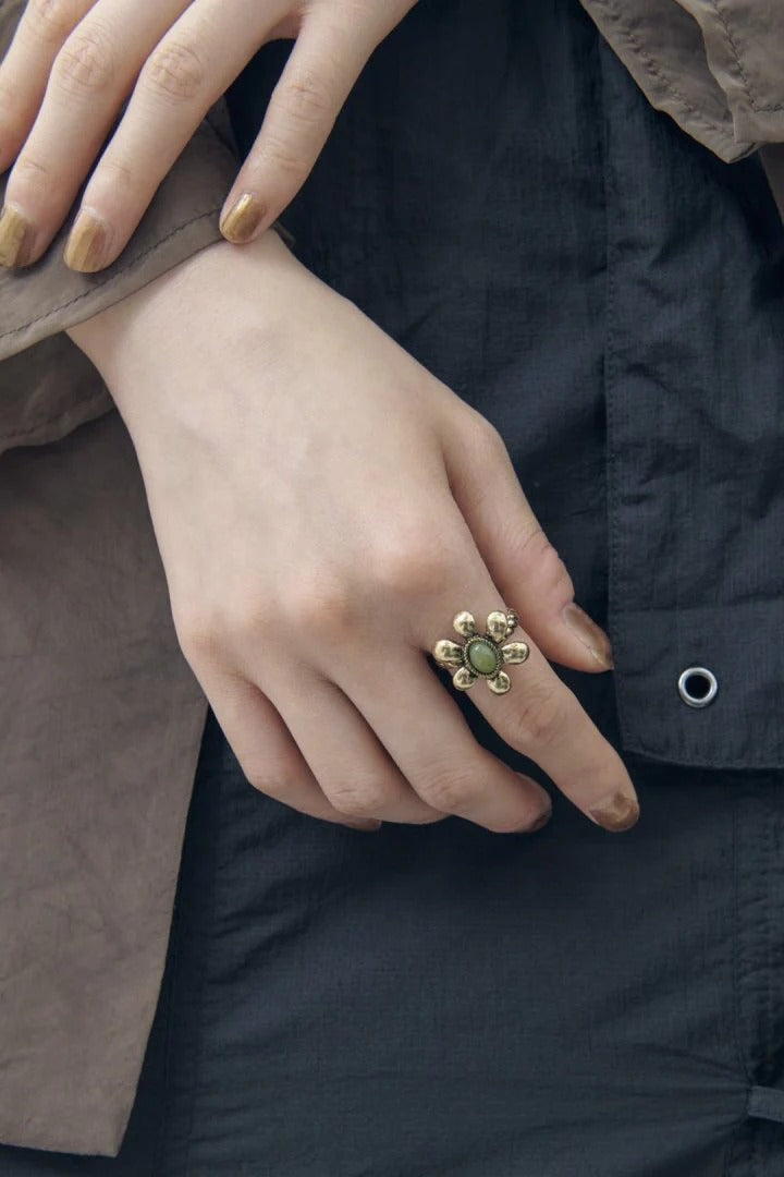 GOLDY Vintage Flower ring