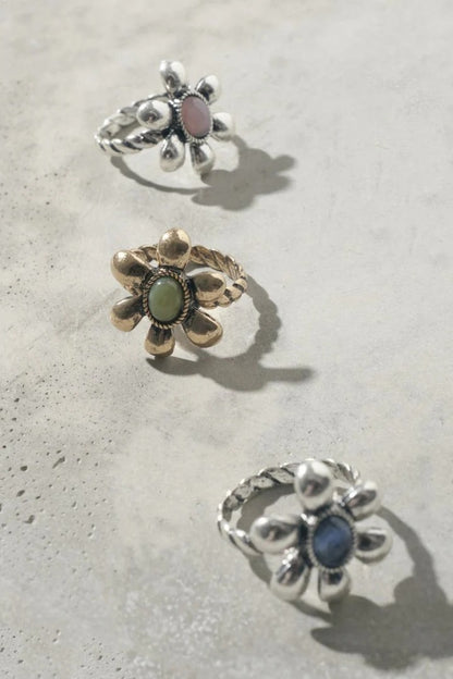 GOLDY Vintage Flower ring