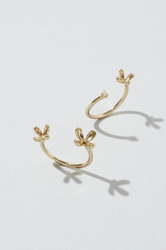 GOLDY Blooming Mini Flower Set Ring