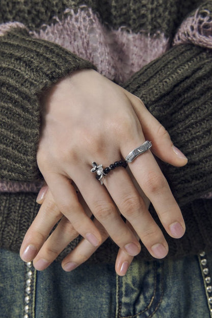 GOLDY Twinkle Bloom Set Ring