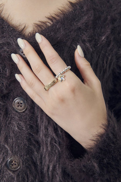 GOLDY Twinkle Bloom Set Ring