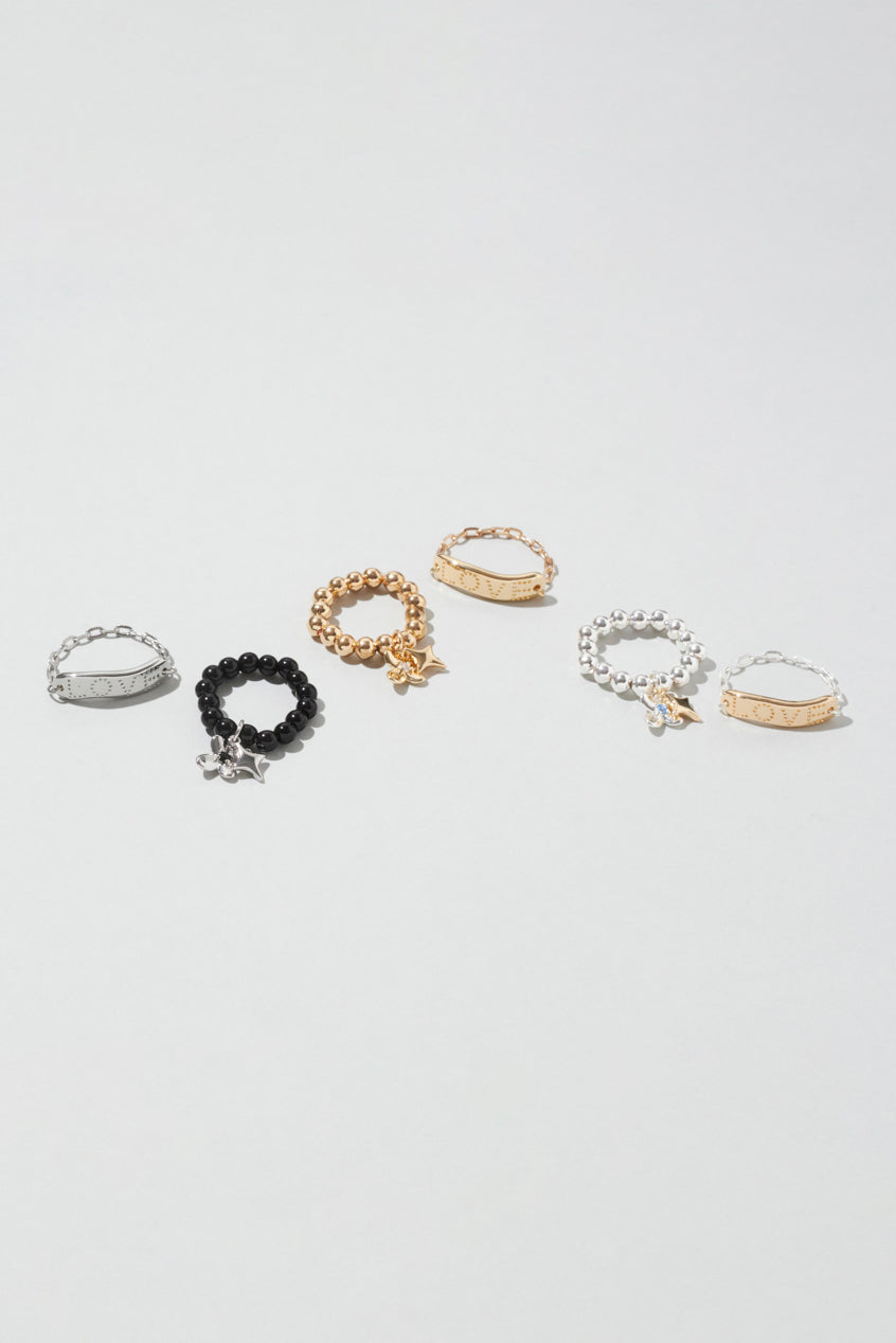 GOLDY Twinkle Bloom Set Ring