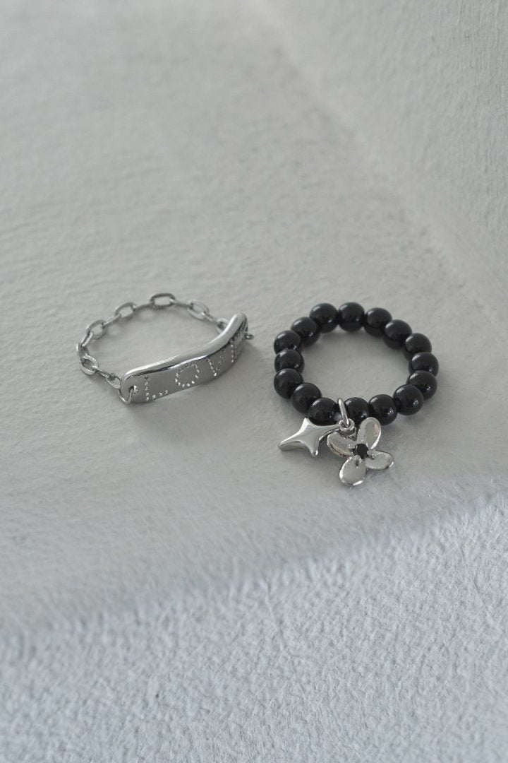 GOLDY Twinkle Bloom Set Ring