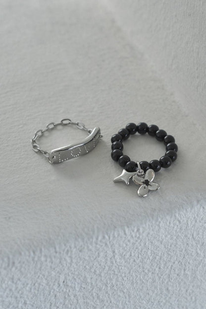 GOLDY Twinkle Bloom Set Ring