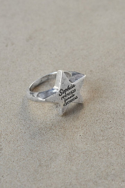 GOLDY Sophia Star ID Plate Ring - Image 14
