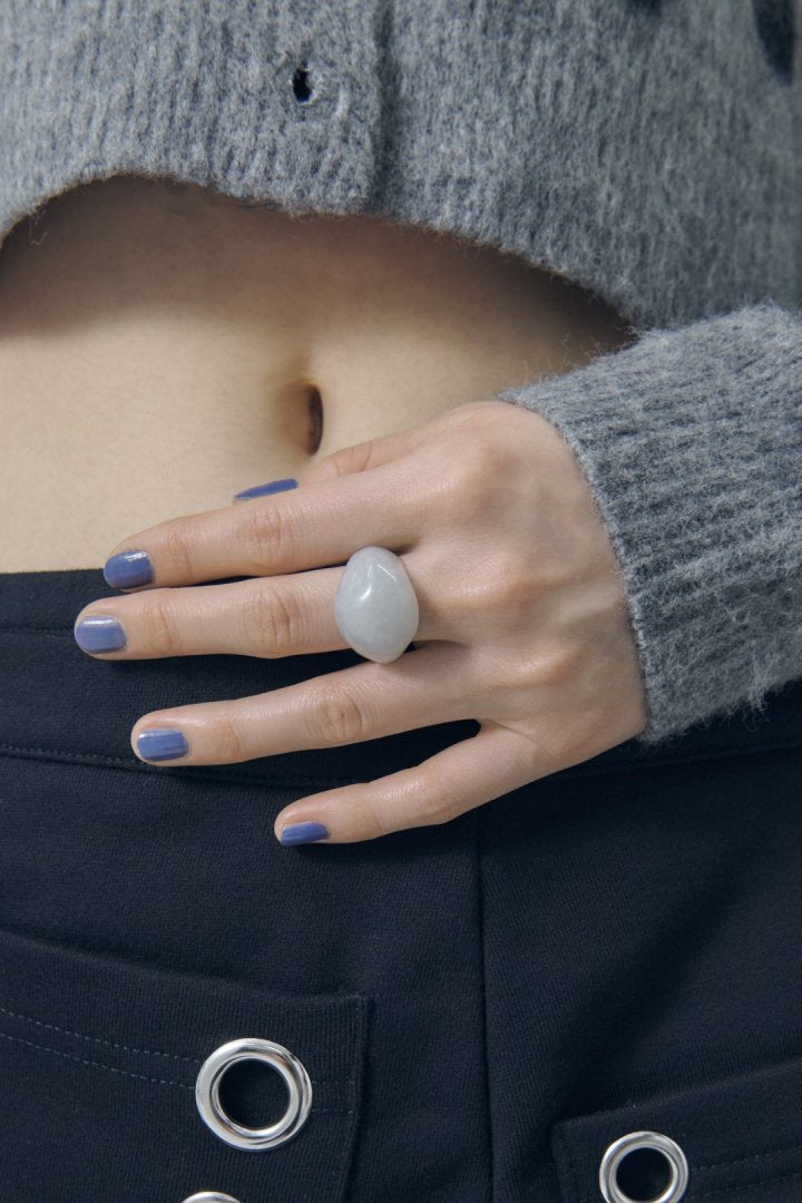 GOLDY チャビー カラー リング - ライトブルー