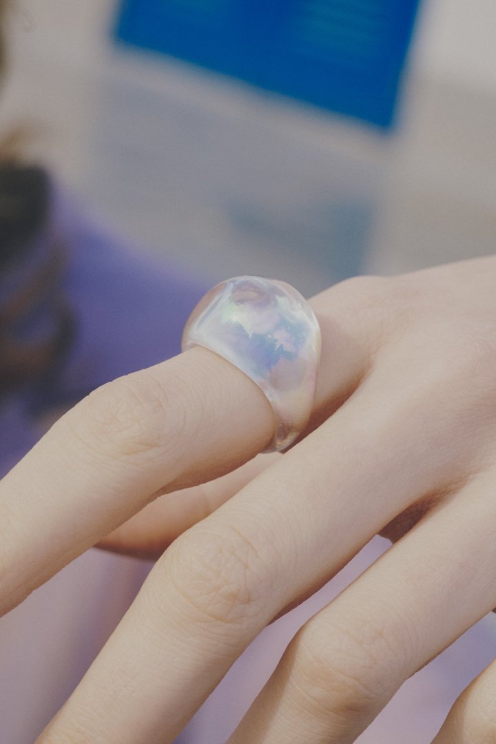 GOLDY チャビー カラー リング - オーロラ