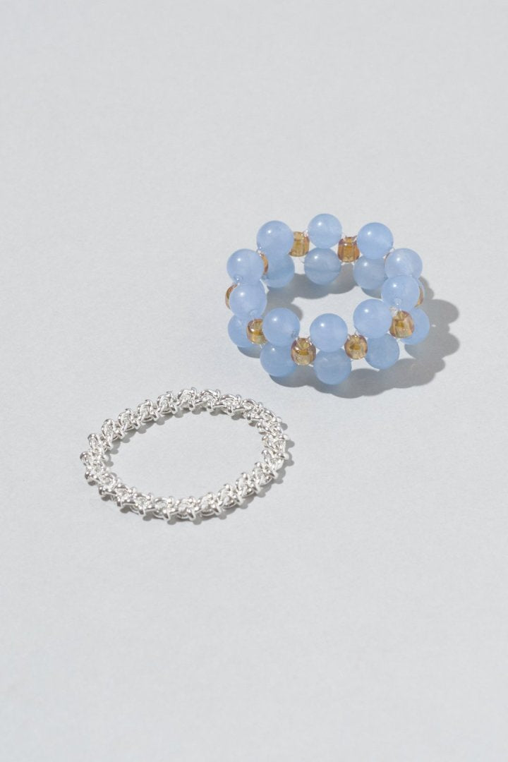 GOLDY bicolor bead set ring - Image 2