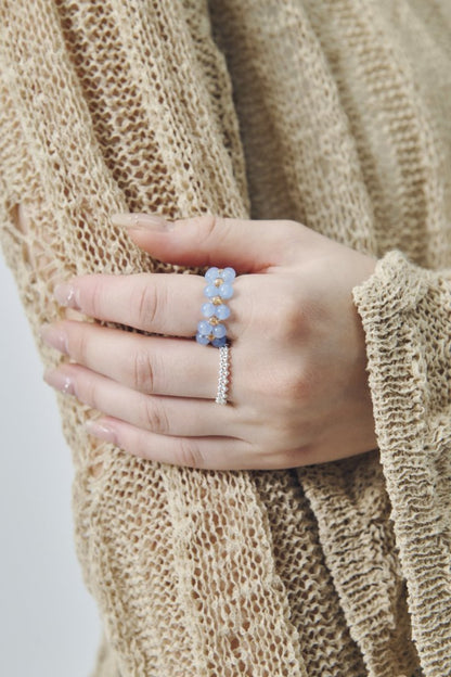 GOLDY bicolor bead set ring - Image 9