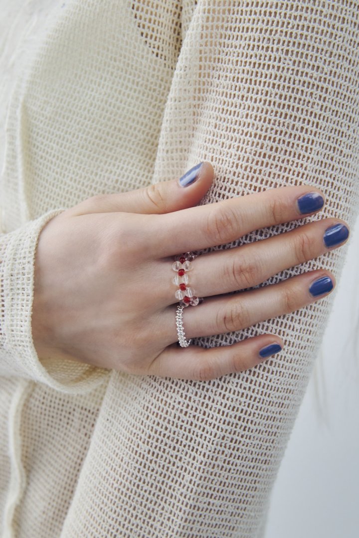 GOLDY bicolor bead set ring - Image 12