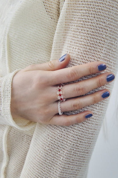 GOLDY bicolor bead set ring - Image 12