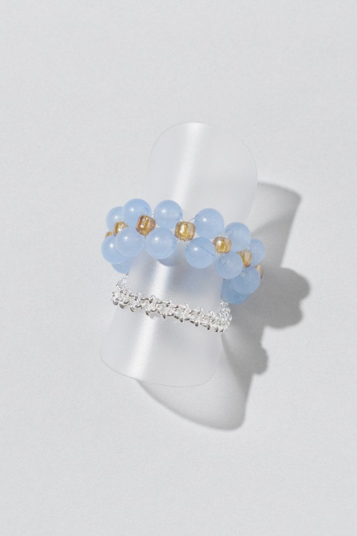 GOLDY bicolor bead set ring - Image 17