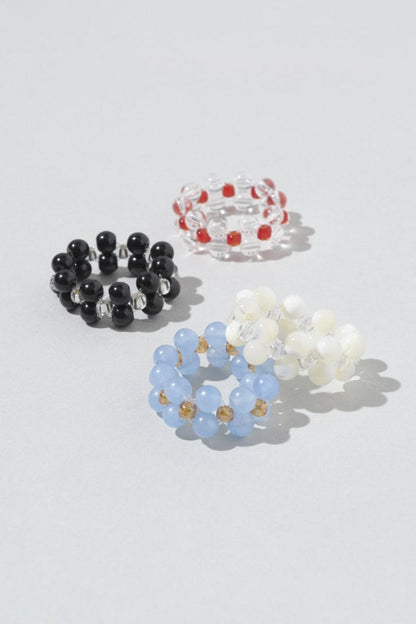 GOLDY bicolor bead set ring - Image 20