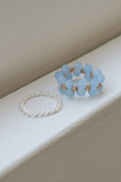 GOLDY bicolor bead set ring - Image 21