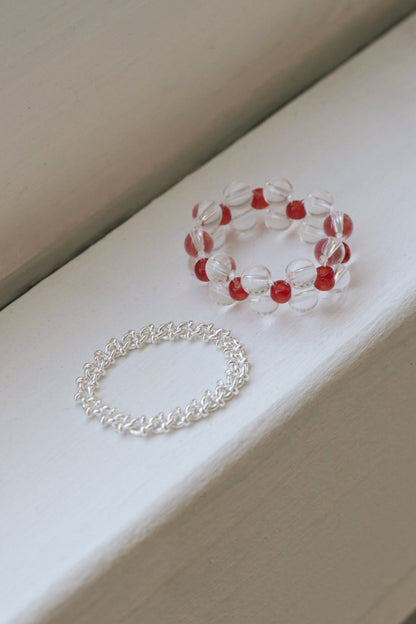 GOLDY bicolor bead set ring - Image 24