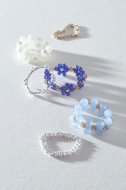 GOLDY bicolor bead set ring - Image 25