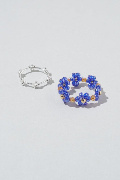 GOLDY flower bead set ring - Image 3