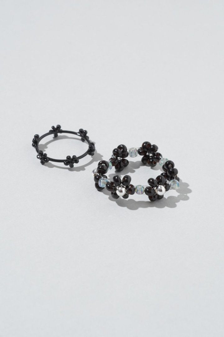 GOLDY flower bead set ring - Image 5