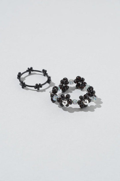 GOLDY flower bead set ring - Image 5