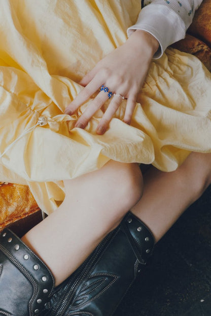 GOLDY flower bead set ring - Image 6