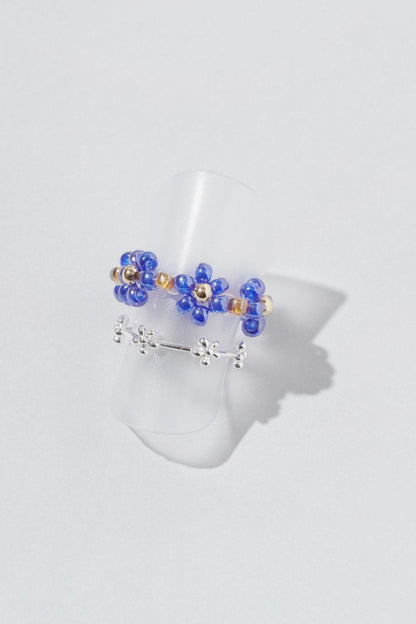 GOLDY flower bead set ring - Image 16