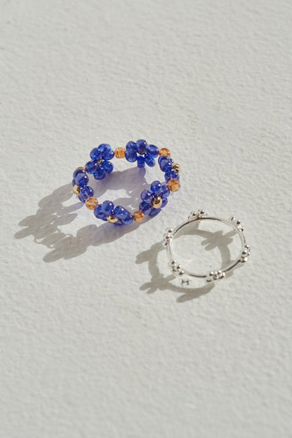 GOLDY flower bead set ring - Image 22