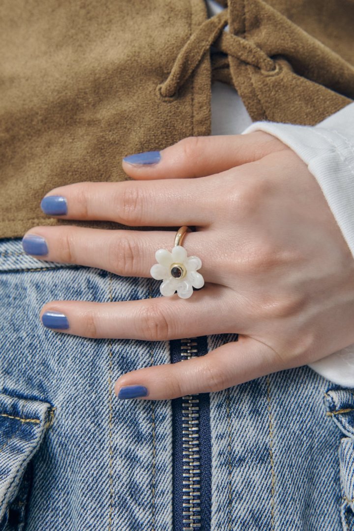 GOLDY puffy bloom ring - Image 8