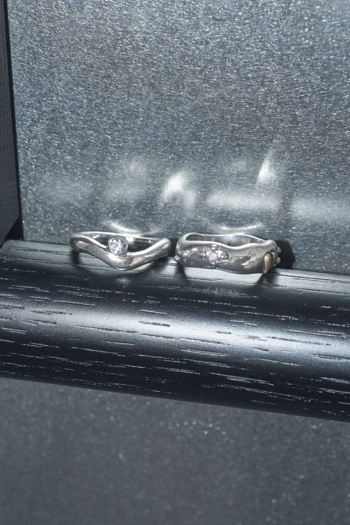 GOLDY vintage heart embed set ring - Image 20