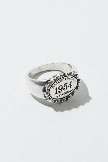 GOLDY antique number motif ring - Image 2