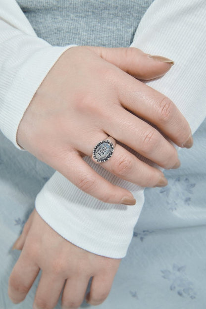 GOLDY antique number motif ring - Image 6