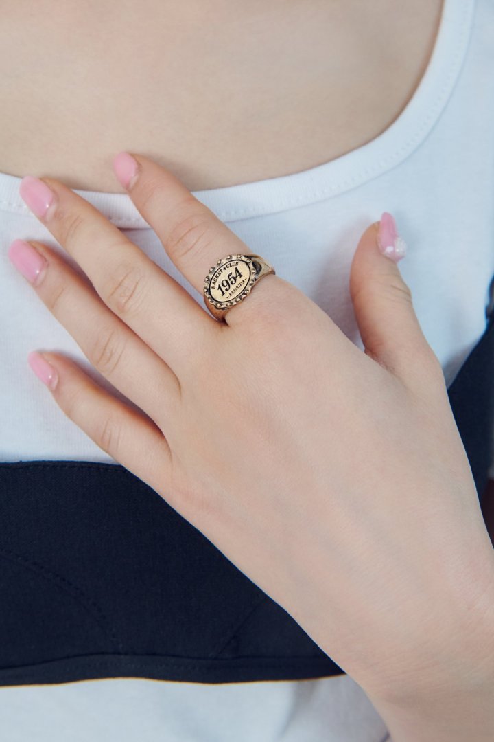 GOLDY antique number motif ring - Image 8