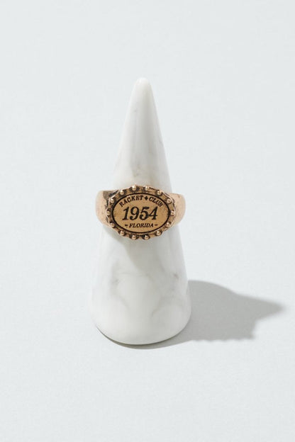 GOLDY antique number motif ring - Image 12