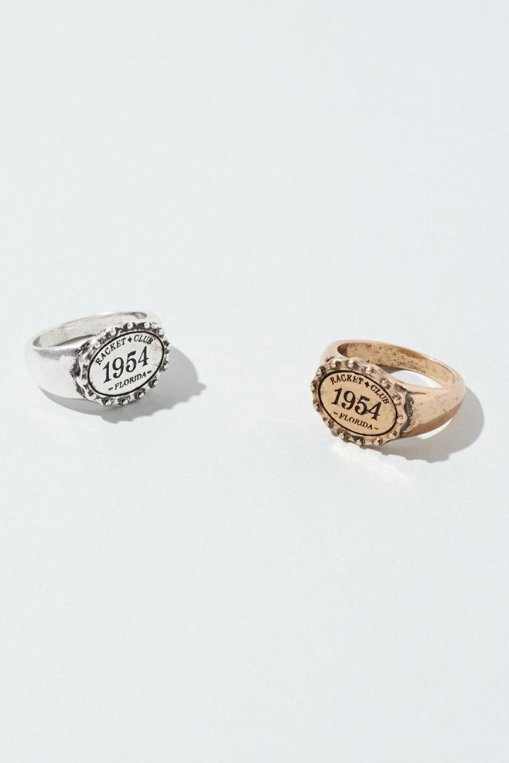 GOLDY antique number motif ring - Image 13