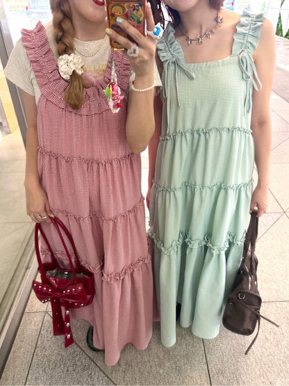 w closet 100%Cotton荷葉邊肩帶ops - Image 38