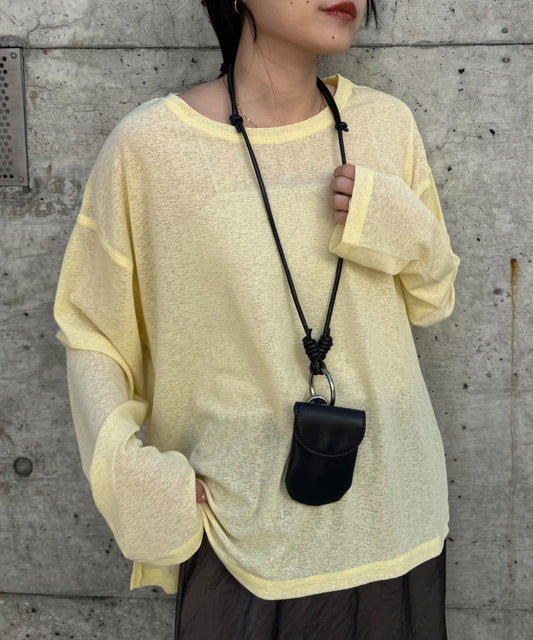 CIAOPANIC TYPY 17色 Sheer Top - Image 1